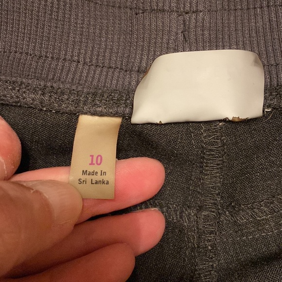 Athleta charcoal gray Wool blend joggers size 10 - Picture 6 of 12